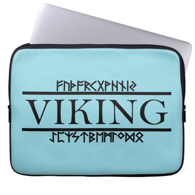 Fundas para portátiles con Runas Vikingas (Frente)