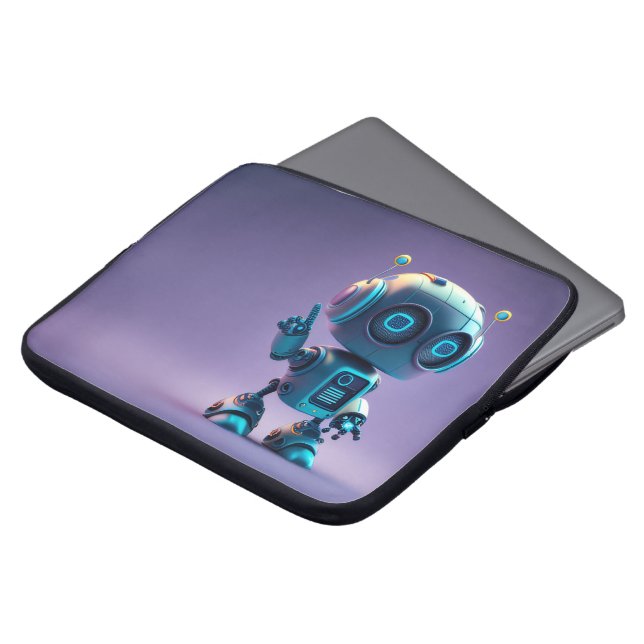 Fundas para portátiles con tema robótico (Superior anverso)