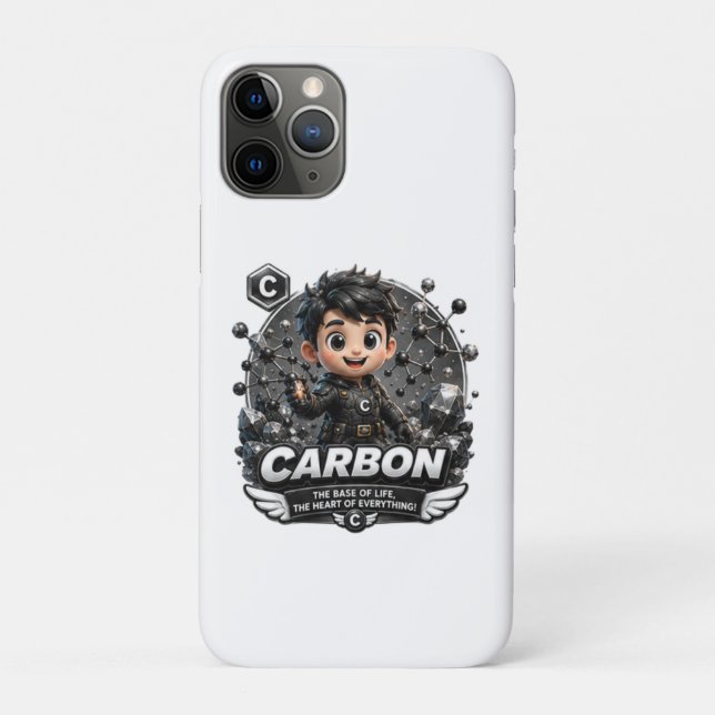 Fundas para portátiles de carbono elementales (Reverso)