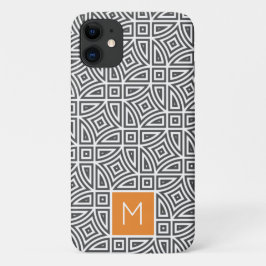Fundas para teléfono con patrón abstracto de monog