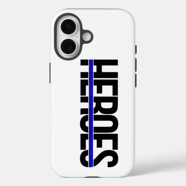 fundas para teléfono de apoyo policial (Reverso )
