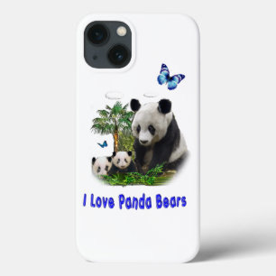 Fundas para teléfono de oso panda