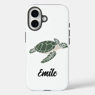 fundas para teléfono de tortuga linda