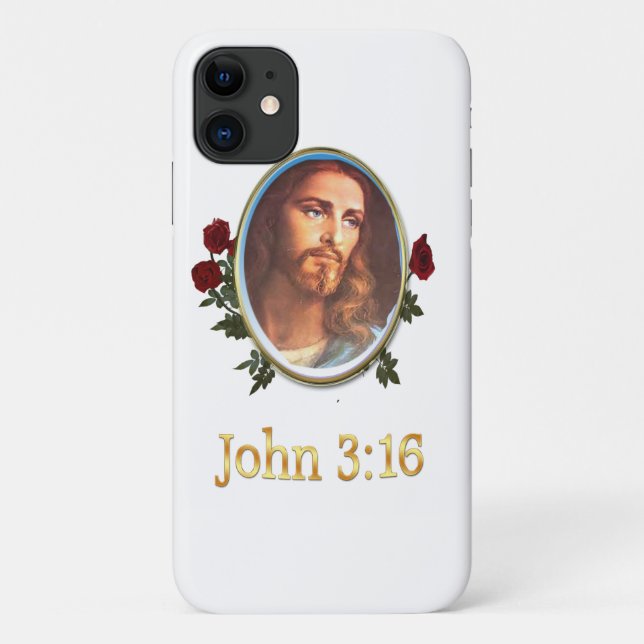 fundas para teléfono John 3:16 (Reverso)