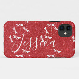 Fundas personalizadas con purpurina y libélulas pa