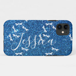 Fundas personalizadas con purpurina y libélulas pa