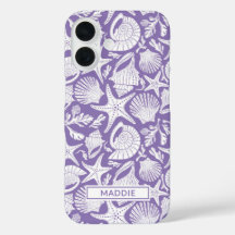 Fundas Personalizadas de Conchas Moradas