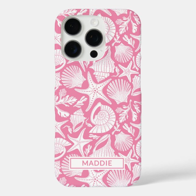 Fundas Personalizadas de Conchas Rosadas (Reverso )