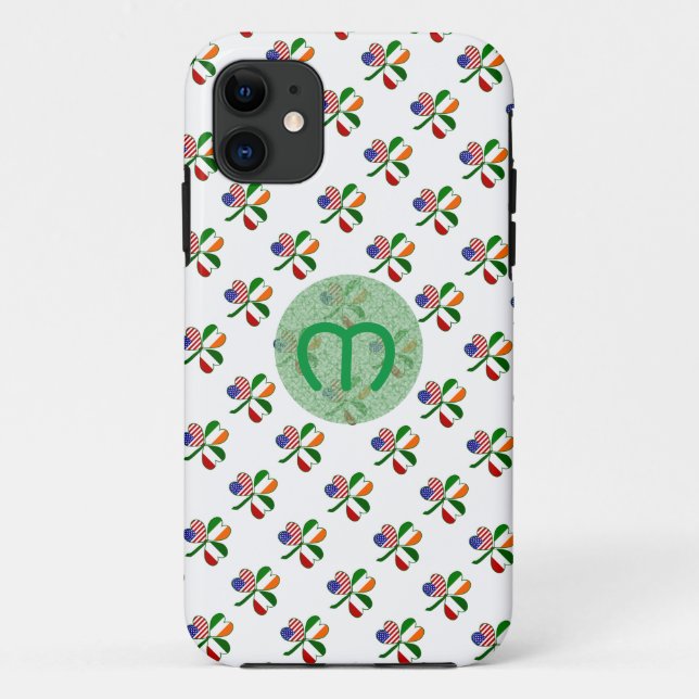 Fundas Personalizadas de Sombra de trébol italiano (Reverso)