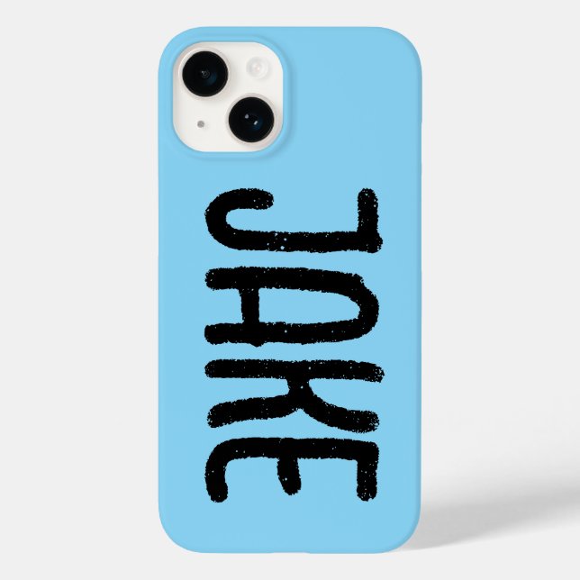 FUNDAS PERSONALIZADOS PARA IPHONE AZUL (Reverso )