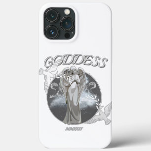 Fundas Pro iPhone 13 de la diosa moderna blanca y