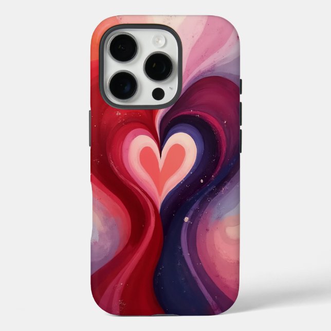 fundas pro iPhone 16 (AbstractLove) (Reverso )