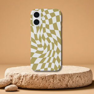 Fundas Wavy Checkerboard Modern iPhone 16