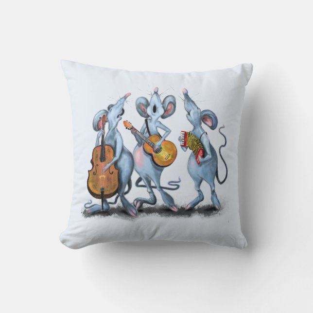 Fundición de almohada azul de la banda del ratón (Anverso)