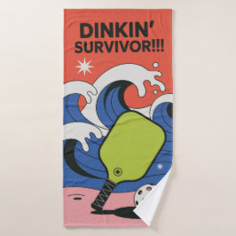 ¡¡¡Fundido SURVIVOR DE Pickleball DINKIN!! Toalla 