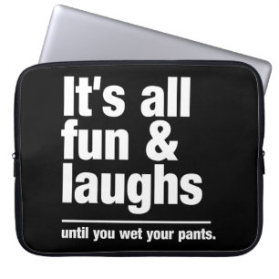 Fundido y personalizado LAUGHS funda para portátil