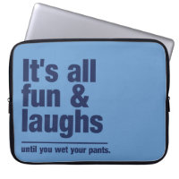 Fundido y personalizado LAUGHS funda para portátil