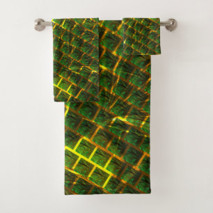 ¿Fundo com imagem verde solapa dourada?