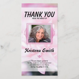 Funera le agradece tarjeta de condolencia