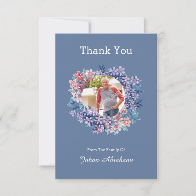 Funera le agradece tarjeta de la foto (Anverso)