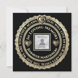 Funeral / Celebración de la Invitación a la Aviso 