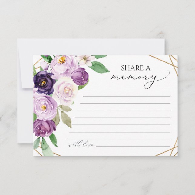 Funeral Compartir una tarjeta de memoria (Anverso)