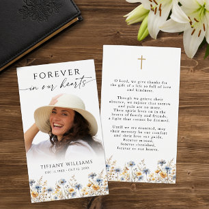 Funeral de flores silvestres Cruz foto Corazones p