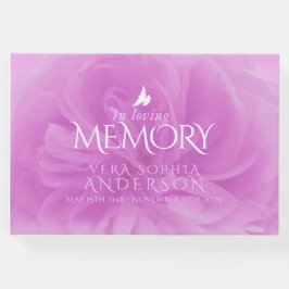 Funeral en la memoria amada rosa libro de invitado