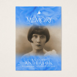 Funeral en la oración de la memoria de amor / tarj