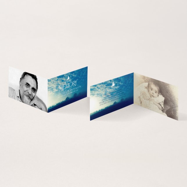 Funeral en la tarjeta de poema de amor nubes de me (Interior y exterior)