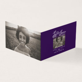 Funeral en nuestros corazones tarjeta de poema púr