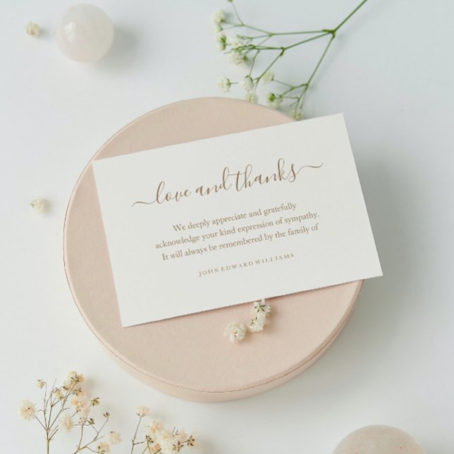 Funeral Gracias Nota Cartas Bereavement (Subido por el creador)