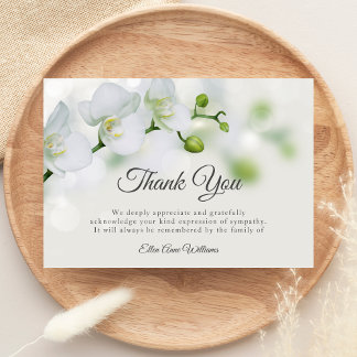 Funeral Gracias Nota Grief Floral | Incertidumbre