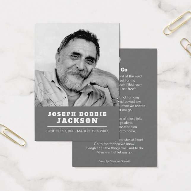 Funeral me dejó ir el poema de oraciones de paloma (Oficina)