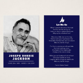 Funeral me dejó ir la oración de palomas blancas /