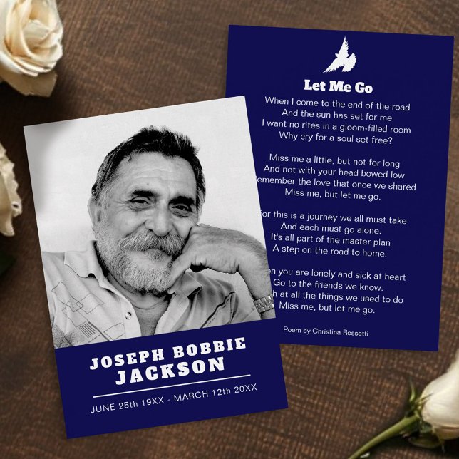 Funeral me dejó ir la oración de palomas blancas / (Subido por el creador)