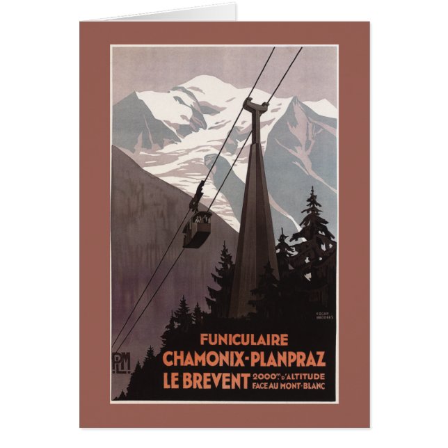 Funiculaire Le Brevent Cable Car Poster (Frente)