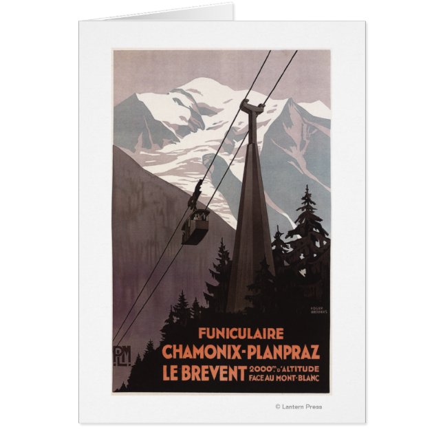 Funiculaire Le Brevent Cable Car Poster (Frente)