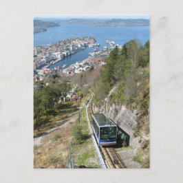 Funicular en la postal de Bergen