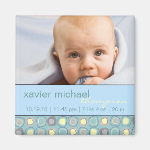 Funky bloquea el imán de fotos para bebés