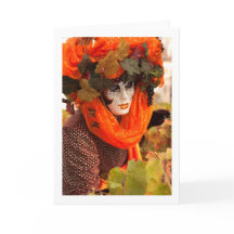 Funky Doble Tarjeta de felicitación en blanco