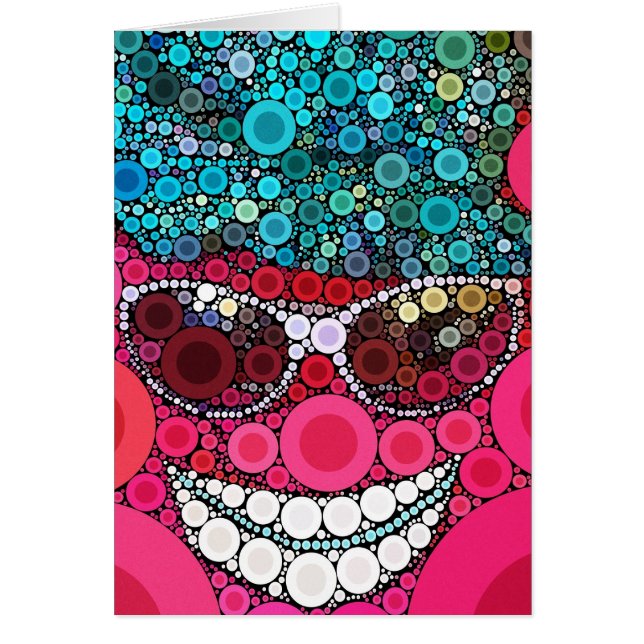 Funky Guay Cara sonriente Gorra de gafas de sol Ro (Frente)