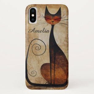 Funky Hermoso Personalizable para gato Funda para