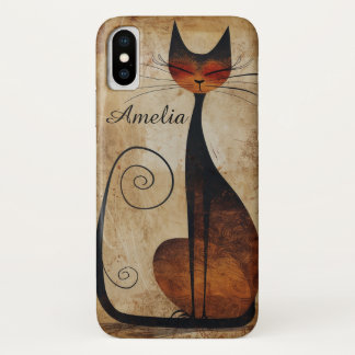 Funky Hermoso Personalizable para gato Funda para