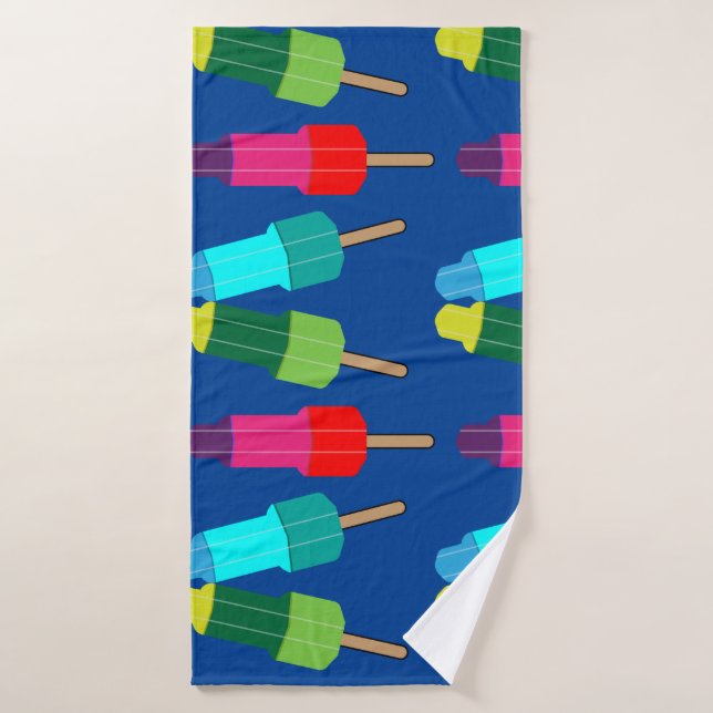 Funky Ice-Cream Pattern | Duvet gráfico helado (Toalla de baño)