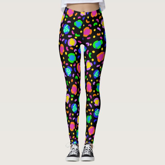 Funky Neon Leopard Leggings (Anverso)