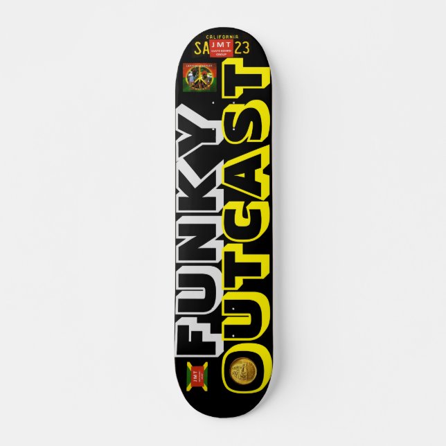 FUNKY OUTCAST JMT 7 3/4" cubierta para skateboard (Anverso )