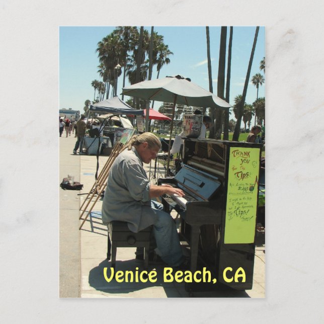 ¡Funky postal de Venecia! (Anverso)