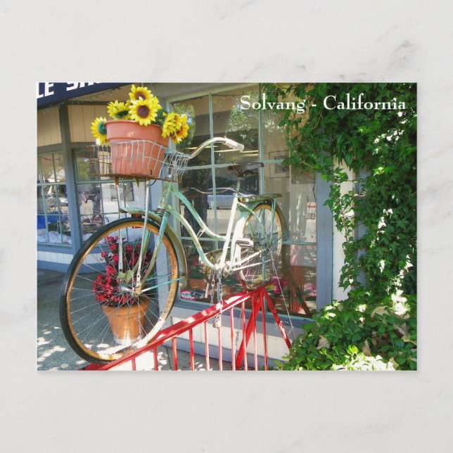¡Funky postal Solvang! (Anverso)