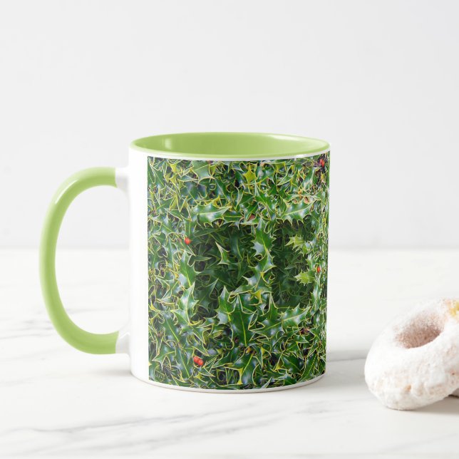 Funky Pricky Peace Holly taza de café (Con donut)